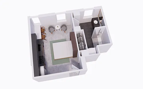 Floor plan The Thaddeus