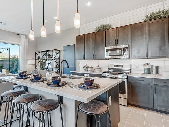 Kitchen with island