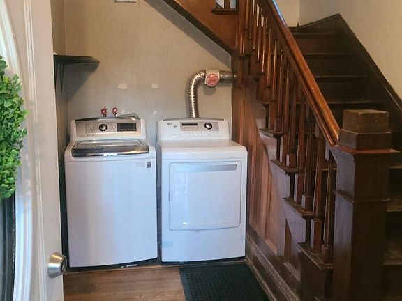 Washer and Dryer when you walk into unit.