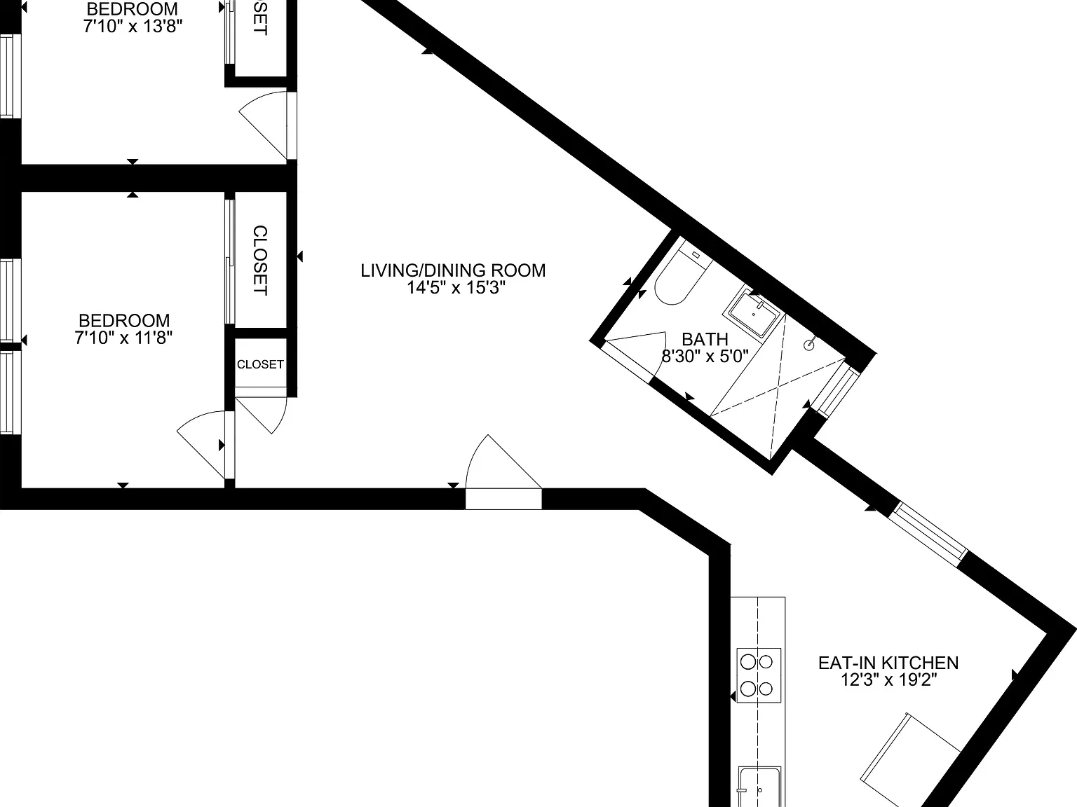 2 bed, 1.0 bath, $1,955 — Photo 4