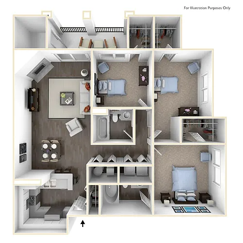 Floor plan Summit Peak
