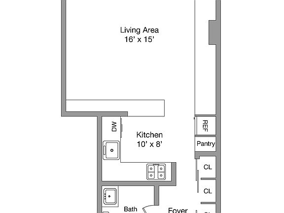 2nd image of 222 W 14th St APT 11D