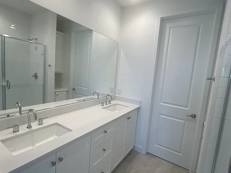 Primary bathroom double sink