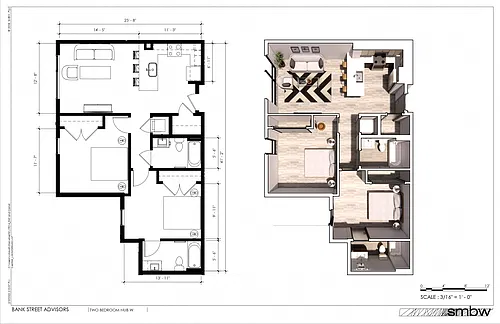 Floor plan 2C