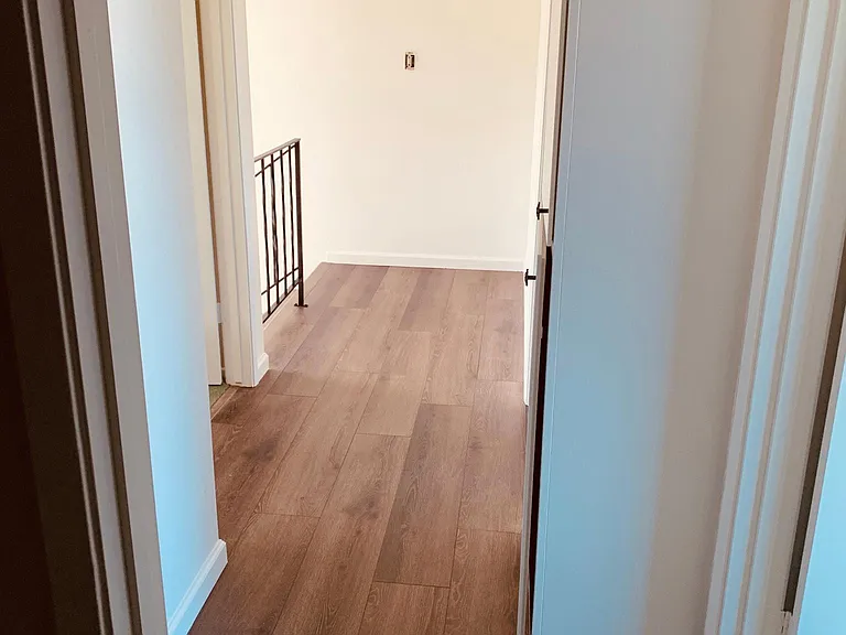 View of the hall from the guest bathroom