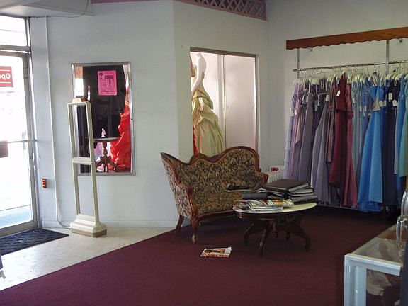Inside front of store 