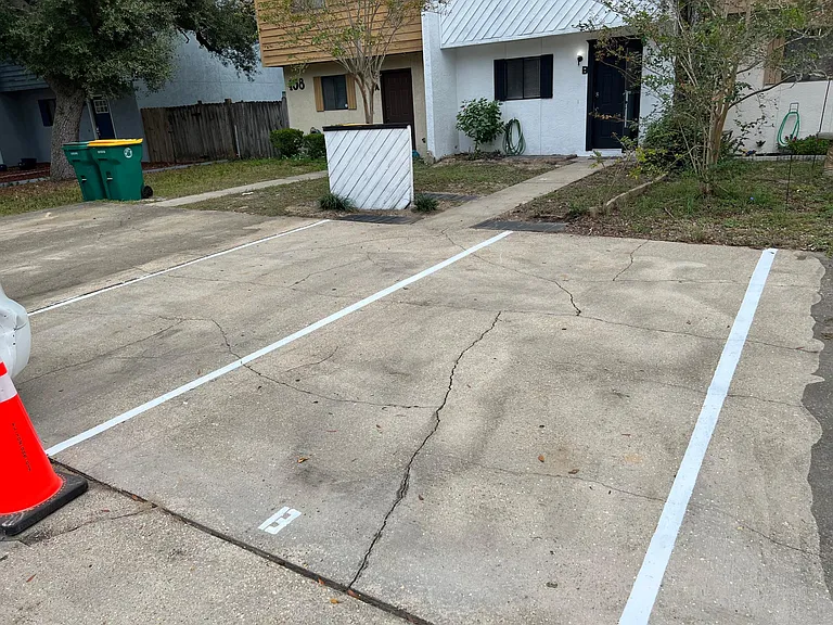 Reserved Parking, up to 4 cars.