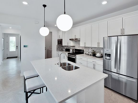 Kitchen with ample storage options