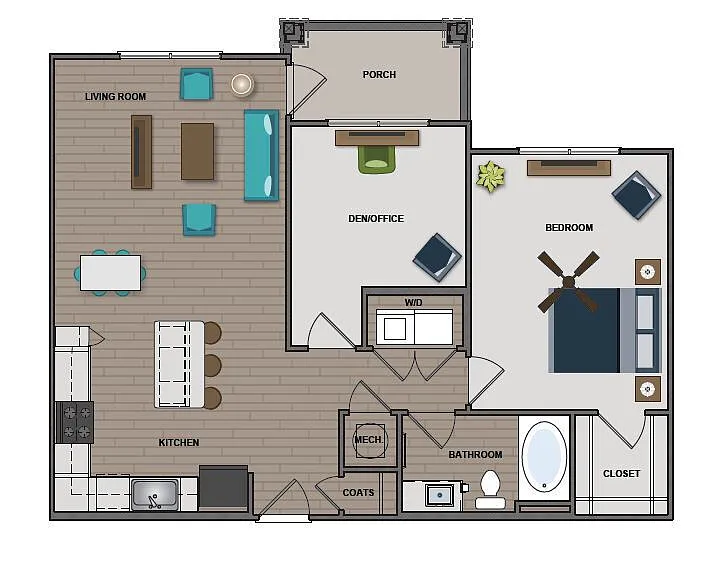 Floor plan Fuller