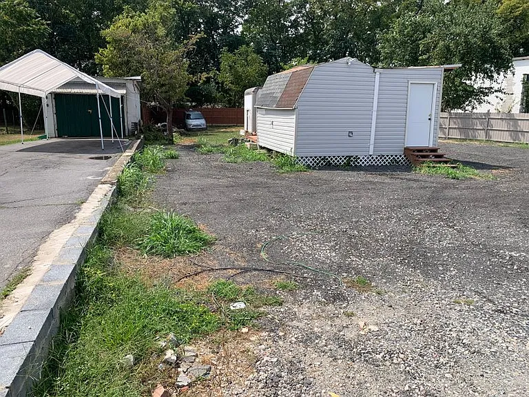 Parking Lot around barn/storage area