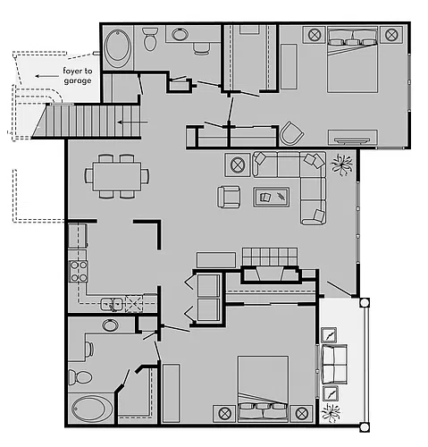 Floor plan G