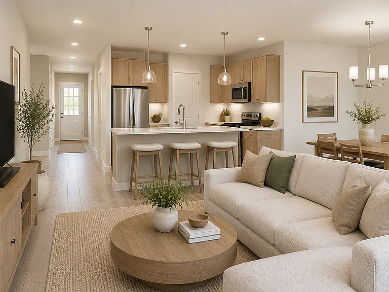 Modern open-concept floorplans