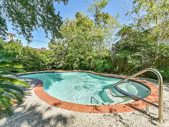 The large pool is still functional.