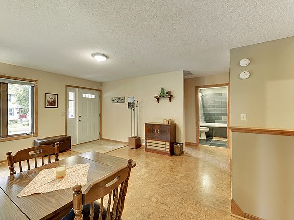 Gleaming cork floors!