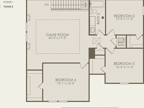 Stockdale Floor Plan, Quick Move-In Home, Floor 2
