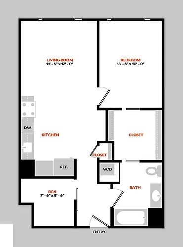 Floor plan South 1N