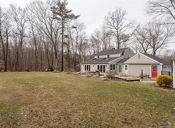 This home is set on 2.95 acres.