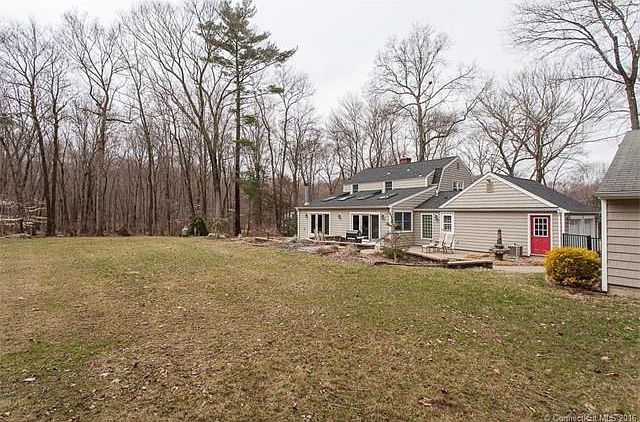 This home is set on 2.95 acres.
