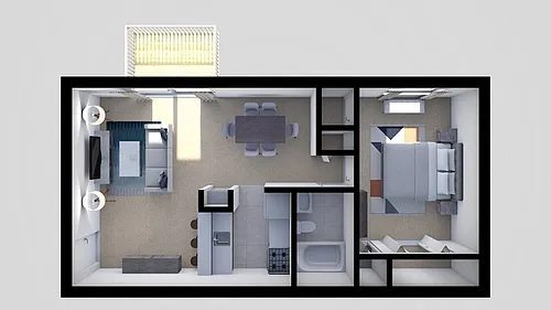 Floor plan One Bedroom