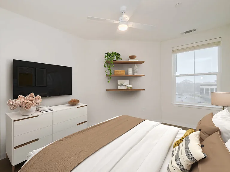 Bedroom with Hard Surface Flooring