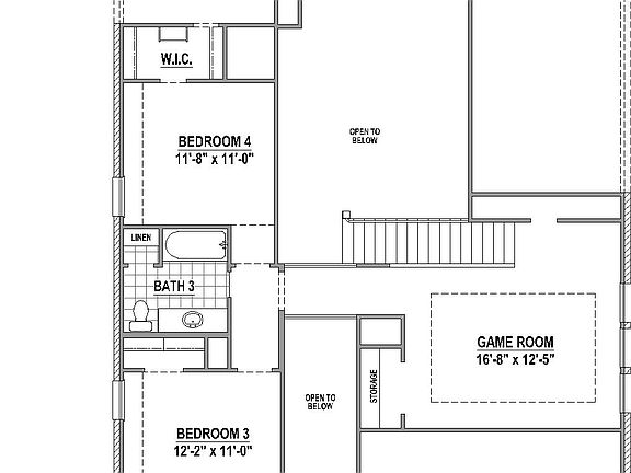 Plan 1579 2nd Floor