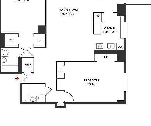 2nd image of 300 Mercer St APT 5J