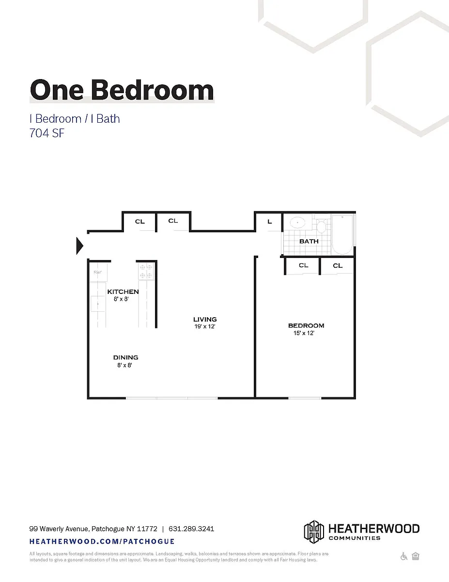 Floor plan The One Bedroom