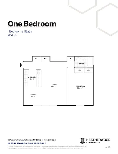 Floor plan The One Bedroom