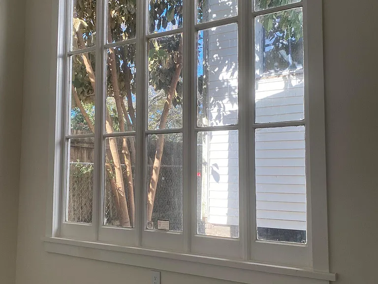 Bedroom window (overlooking private fenced yard)