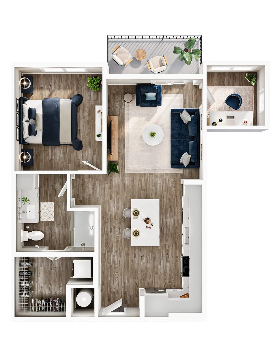 Floor plan A1D