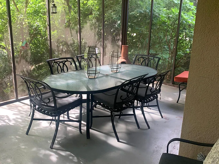 Outdoor patio (screened in)