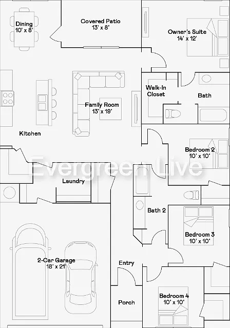 4 bed, 2.0 bath, 1613 sqft, $1,605 — Photo 2