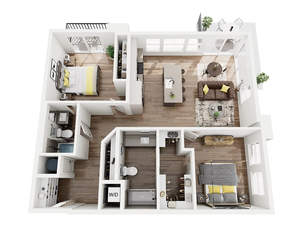 Floor plan 2BR4