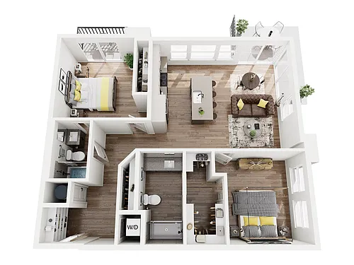 Floor plan 2BR4
