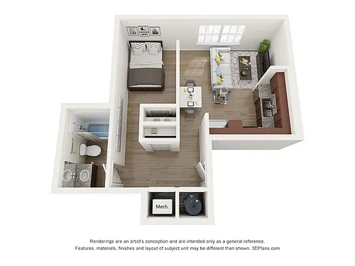 Floor plan Studio