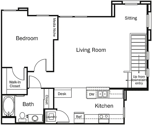 Floor plan Milan