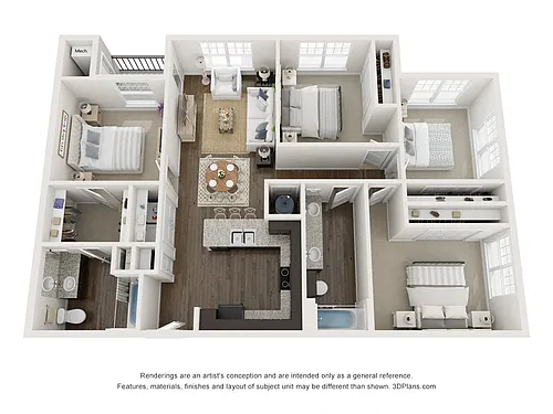 Floor plan D1