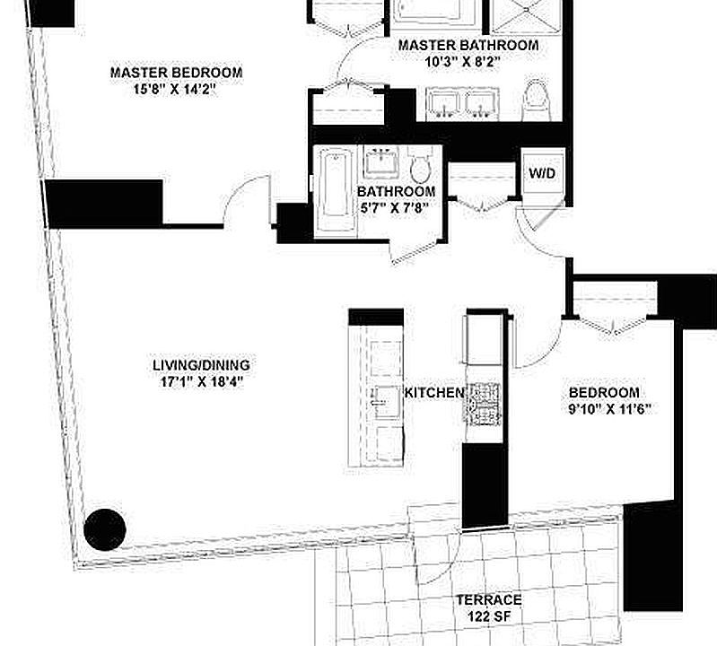1st image of 1 Northside Piers APT 20D