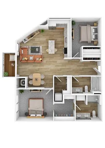 Floor plan Meditate (BLDG II)