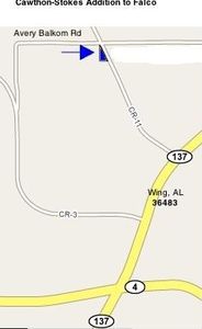 Falco Road At Avery Balkom Rd, Wing, AL, 36483