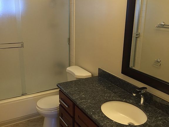 Brand NEW bathroom, new counter, cabinets, toilet, sink
