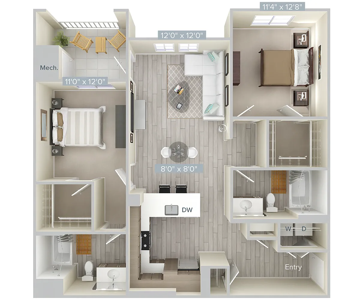 Floor plan B2-1130-2