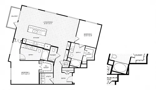 Floor plan B2.2HC
