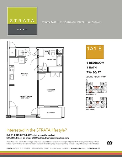 Floor plan 1A1-E