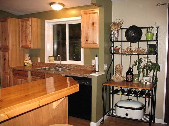 Cabinets in kitchen