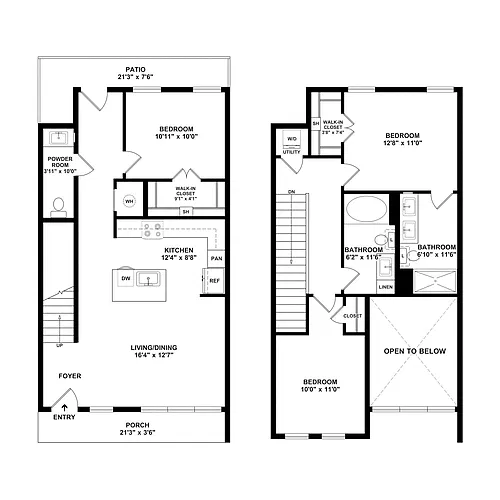 Floor plan TH1