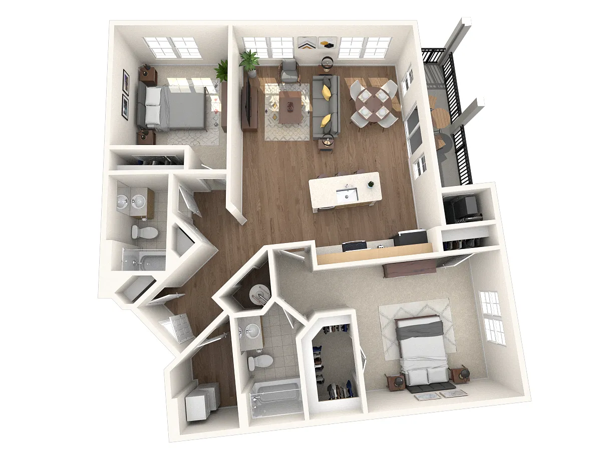 Floor plan B12-E