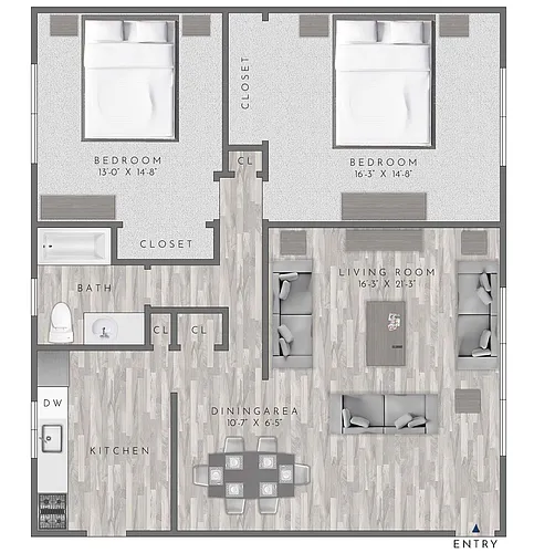 Floor plan B2