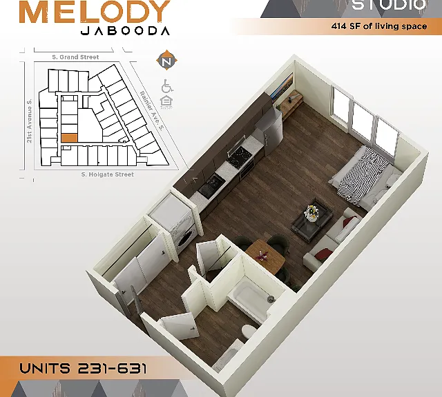 Melody Jabooda Apartments — Photo 76