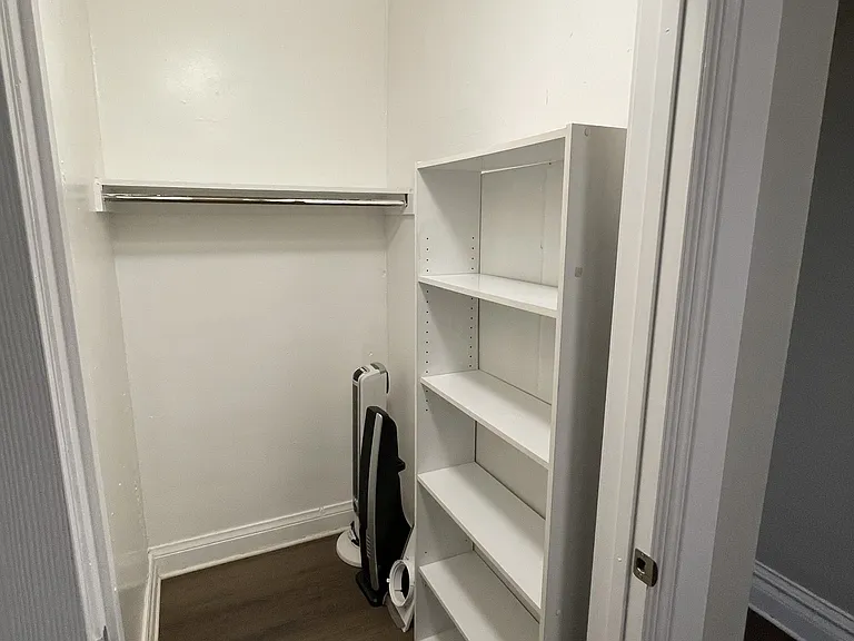 walk-in closet in living room